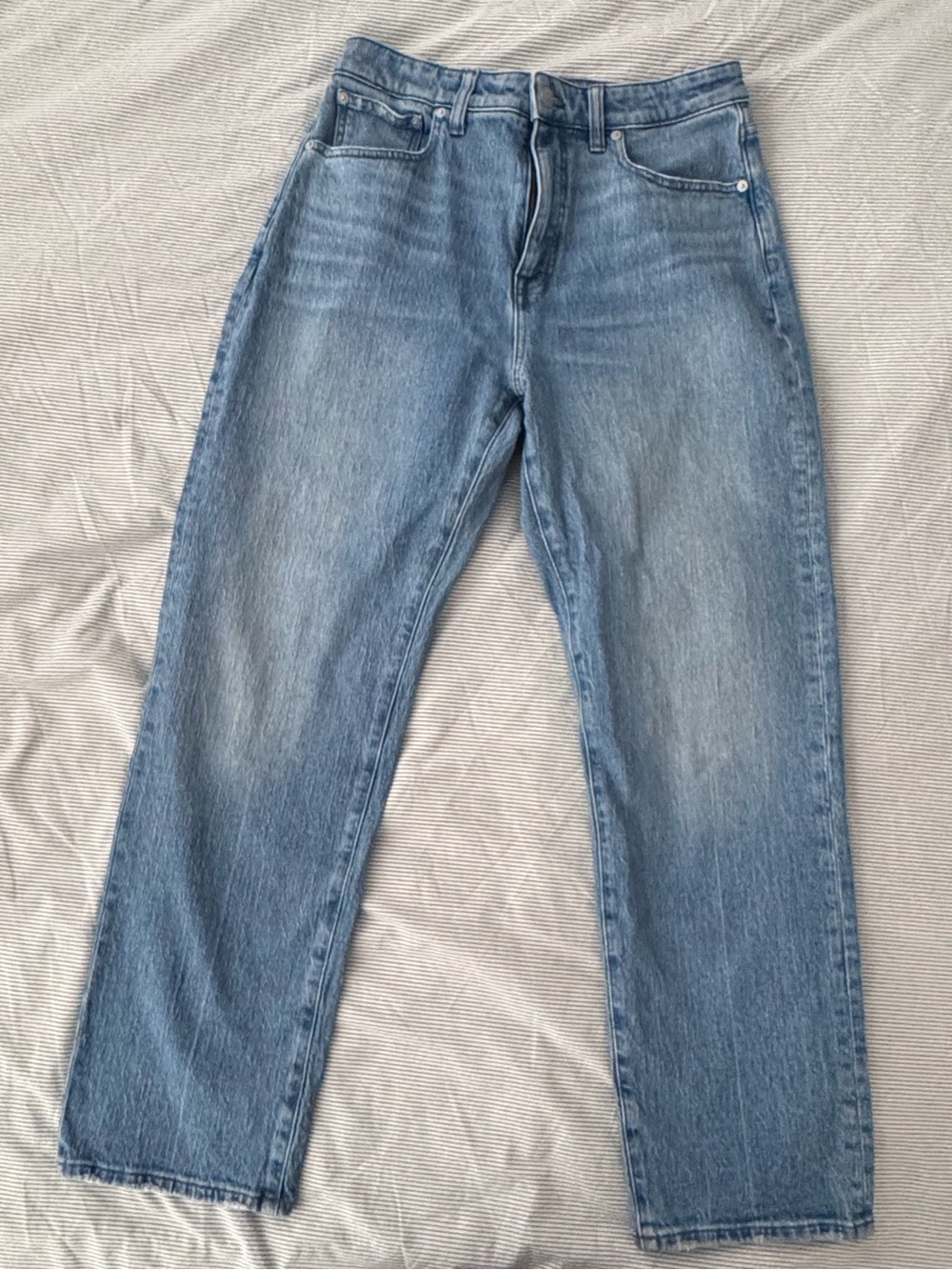Madewell Light Blue Denim Waistband Jeans